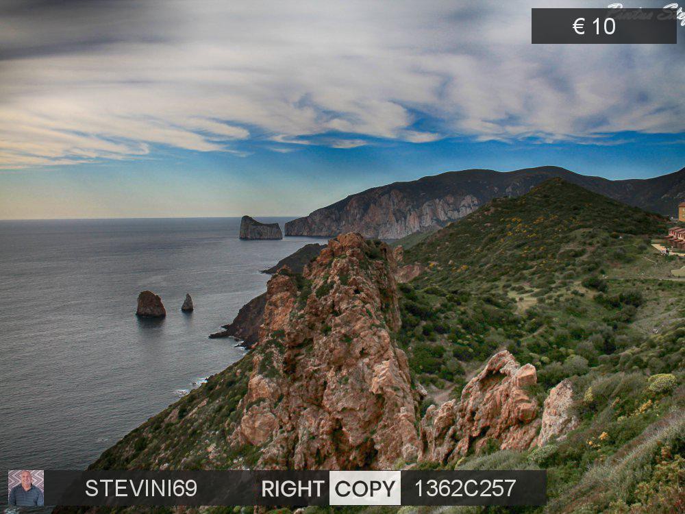 Tramonto a Pan di Zucchero Masua (Ca)